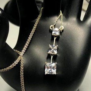 Sterling Silver Journey Pendant Necklace